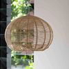 Kreative personalisierte Vogelnest Esszimmer Kronleuchter Rattan Vintage Restaurant Licht