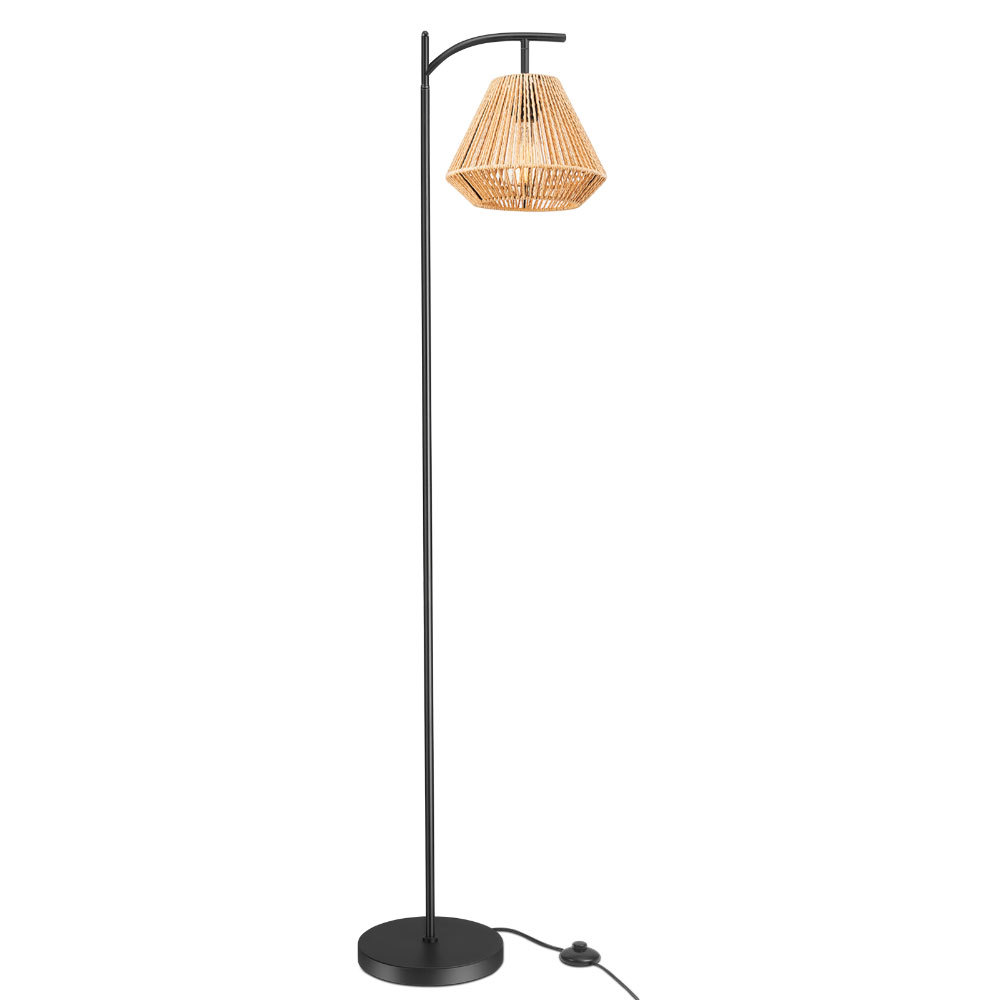 Neu eingetroffene Diamant-Design-Hanfseil-Stehlampe, kreative Atmosphäre-Stehlampen